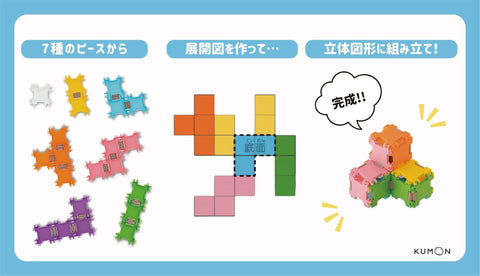 KUMON PUBLISHING TP-10 Development Diagram Puzzle, Educational Toy, For Ages 6 and Up