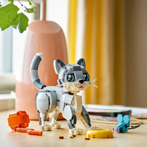 LEGO 31163 Creator Cat Toy Birthday Present Block Girls Boys Children 8 Years 9 10 Years Old Elementary School Animal Creature