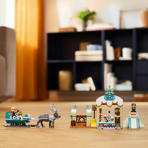 LEGO 樂高 迪士尼公主 冰雪奇緣冒險 玩具 生日 禮物 積木 益智男孩 女孩 兒童 4歲 5歲 6歲 迪士尼 週邊 扮演 過家家家 43256