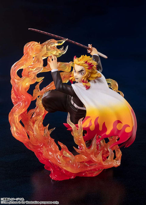 타마시 네이션스 피규어츠 제로 데몬 슬레이어: 렌고쿠 쿄쥬로 파이어 브레싱 약 180mm PVC/ABS 사전 도장 마감 피규어