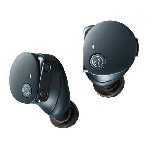 Audio-Technica ATH-CKS50TW2 BK (E) Wireless Earbuds, Bluetooth, Noise Cancelling, Deep Bass, w/ Original Sticker, Magnetic Switch, Up to 65 Hours Playback, IP55 Waterproof, Multipoint Support, Black