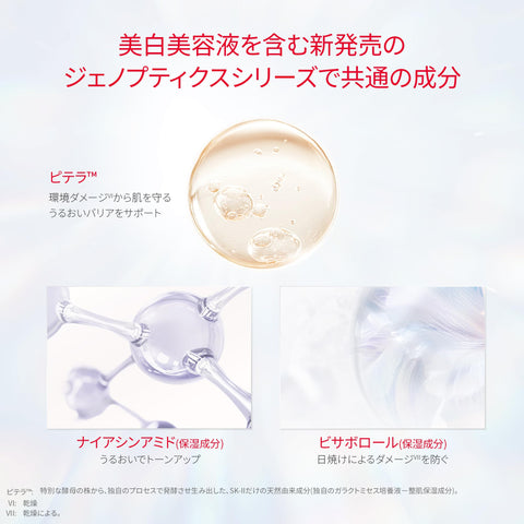 【25年4月20日発売】SK-II ジェノプティクス CCプライマー 30g ナチュラルベージュ 化粧下地 日焼け止め SPF50+/PA++++ ホワイトフローラルの香り ナイアシンアミド ビサボロール 正規品