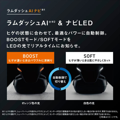 パナソニック シェーバー ラムダッシュ PRO 6枚刃 メンズ 電動 髭剃り ラムダッシュAI⁺ 全自動洗浄充電器 ES-L690U-K クラフトブラック