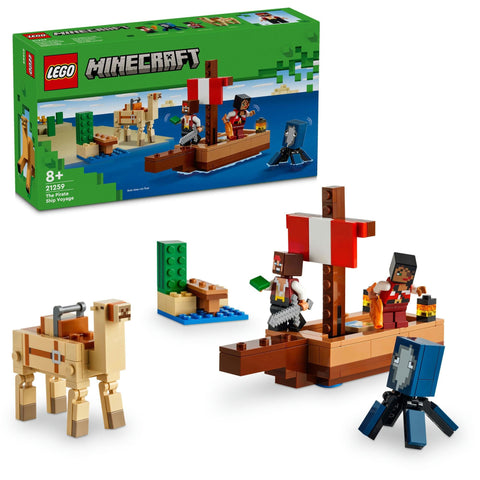レゴ(LEGO) マインクラフト 海賊船の旅 おもちゃ 玩具 誕生日 プレゼント ブロック 男の子 女の子 子供 8歳 9歳 10歳 小学生 マイクラ Minecraft グッズ ゲーム 21259