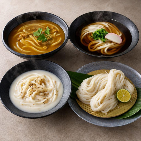 Tsurutontan Tsukake, Curry, Cream, Udon for 4, Serving 4 Types, Gift Packing, Assortment, Gourmet Gift, Gift, High Quality, Home Celebration, Gourmet Gift, Ordering
