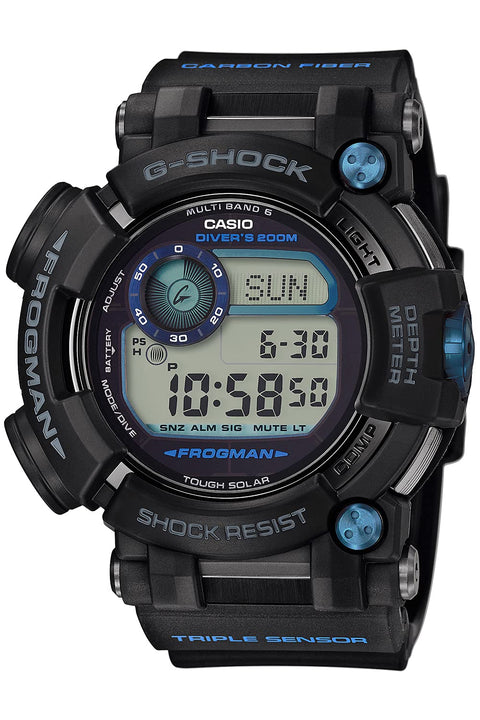 [カシオ] 腕時計 ジーショック 【国内正規品】 ダイバーズウォッチ FROGMAN 電波ソーラー GWF-D1000B-1JF メンズ ブラック