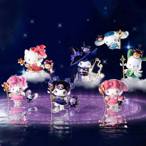 TOP TOY Sanrio Characters Starry Night Party Ma Series [1 Piece] Toy Toy Toy Plush Toy Blind Box Figure Soft Vinyl PVC Premium Toy Birthday Present for Chromi Character Collectors