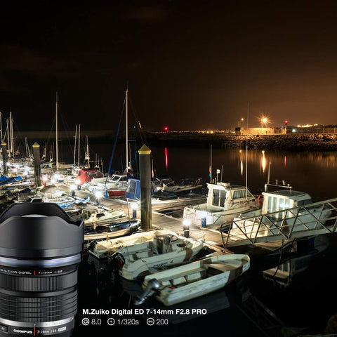 OLYMPUS 超広角ズームレンズ M.ZUIKO DIGITAL ED 7-14mm F2.8 PRO マイクロフォーサーズ用 EZ-M0714PRO BLK