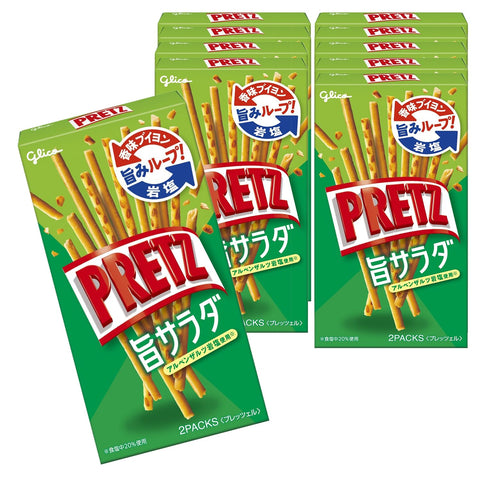 Pritz 美味沙拉 64克×10盒 江崎格力高