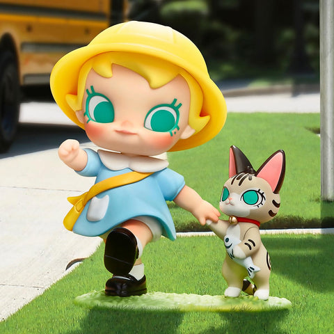 POP MART Baby Molly & Baby Tabby 系列【混裝盒 12件套裝 】 Pop Mate Gachachacha 百葉窗 盒裝 手辦 塑膠模型 高級 玩具 PVC 軟乙烯基 原創 人物 生日禮物