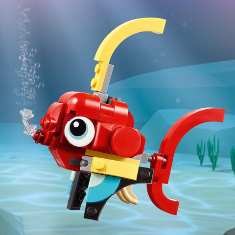LEGO 樂高 Creator 紅龍 玩具 禮物 積木 男孩 女孩 兒童 5歲 6歲 7歲 8歲 小學生 龍 動物 動物 益智 創意 31145