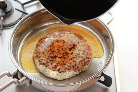Miyazaki Seisakusho GEO-25ST Geo Sauté Pan 9.8 inches (25 cm), Made in Japan, Compatible with IH and All Heat Sources, 7-Layer Construction, Silver