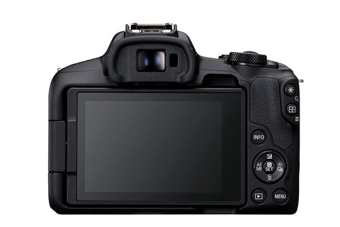 Canon EOSR50BK-1845ISSTMLK EOS R50 Mirrorless (MILC) Camera, RF-S18-45 Standard Zoom Lens Kit, Black, APS-C, Approx. 13.2 oz (375 g)
