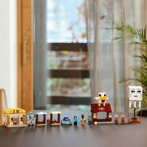 LEGO 乐高 我的世界 Gast村袭击玩具 生日礼物 积木 男孩 女孩 儿童 10岁 11岁 12岁 小学生 My Craft 商品 游戏 21273