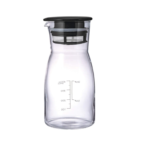 HARIO(ハリオ) お酢 保存容器 ビネガーズドリンクピッチャー 700ml 漬物 ブラック 日本製 VDPI-700-B