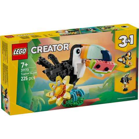 Lego Creator Wild Animals 31173 Tropical Toucan Toy Birthday Present Blocks Girls Boys Children 7 8 9 Years Old Elementary School Interior Stylish Figure Goods