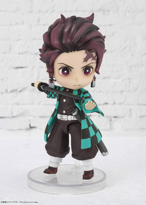TAMASHII NATIONS Figuarts mini 鬼滅の刃 竈門炭治郎 約90mm PVC&ABS製 塗装済み可動フィギュア