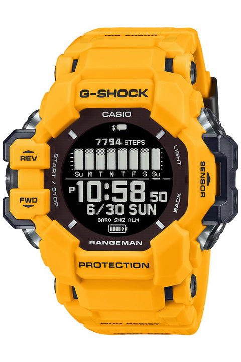Casio GPR-H1000 Wristwatch, Genuine Domestic Product, yellow, GPS/Heart Rate Monitor