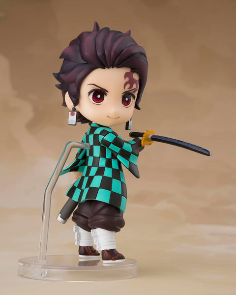 TAMASHII NATIONS フィギュアーツ mini 鬼滅の刃 竈門炭治郎 (煉獄杏寿郎の鍔の日輪刀ver.) 約90mm PVC&ABS製 塗装済み可動フィギュア