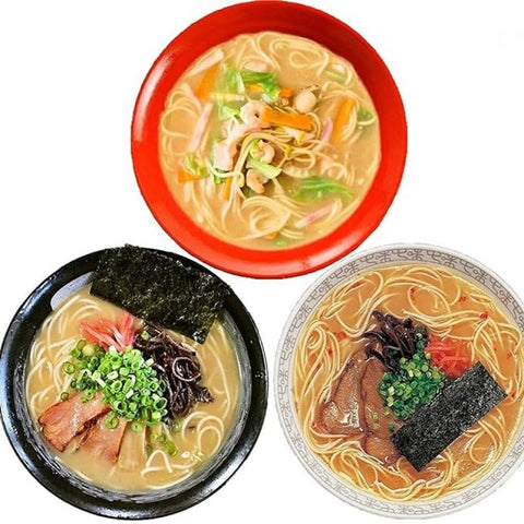 とんこつラーメン3種 食べ比べセット(8人前) 博多風あっさり(とんこつ)4、久留米風醤油豚骨(九州男児)2、ピリ辛(とんこつ先生)2 [乾麺 スープ ギフト 贈答 景品 非常食 保存食 即席 ramen noodle] (【熟成中華麺】あっさりとんこつ、醤油とんこつ、ピリ辛とんこつ)