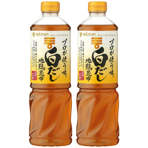 Mitsukan Professional Flavor, White Soup, 0.3 fl oz (1 L) x 2 Bottles, Noodle Soup