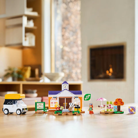 LEGO 77052 Animal Crossing, K.K. Slider Concert in the Plaza Toy Set, Birthday and Christmas Gift, Building Blocks for Kids Ages 7-9, Elementary School Students, Educational, Pretend Play, Role Play