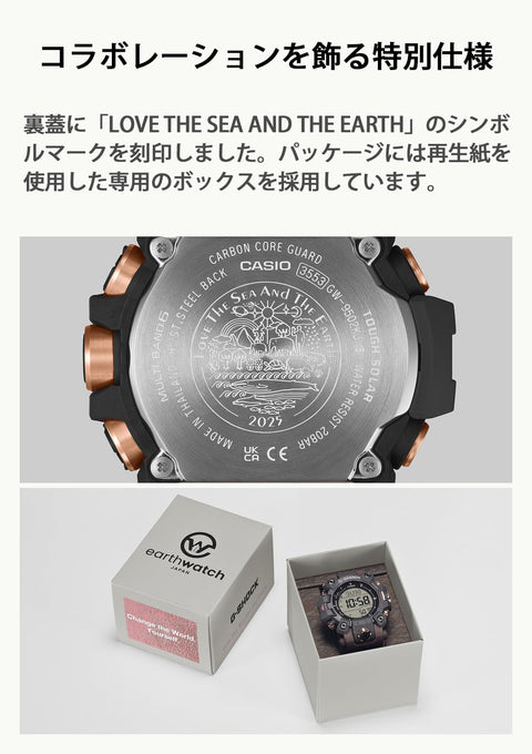 Casio G-Shock Wristwatch (Genuine Domestic Product) MUDMAN Classic Color, Limited Color: Brown/Rose Gold