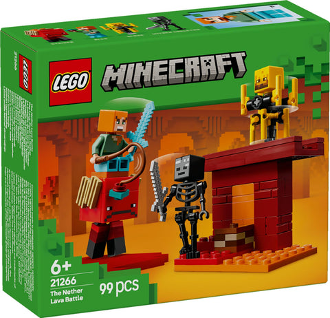 LEGO 樂高 我的世界 Niser的熔岩戰鬥 玩具 生日 禮物 積木 益智男孩 女孩 兒童 6歲 7歲 8歲 9歲 遊戲 21266