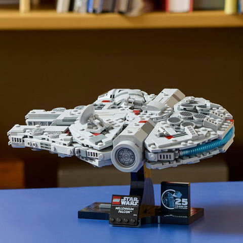 LEGO 75375 Star Wars Millennium Falcon Toy Toy Present Block Male Father Boyfriend Female Mother Mother Her Adult Spaceship