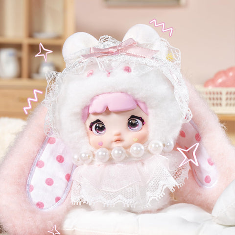 TOP TOY × Nommi 米宝スイートラビット シリーズ ぬいぐるみ ペンダント【1ピース】ガチャガチャ ブラインド ボックス フィギュア プラモデル プレミアム おもちゃソフビ 誕生日 プレゼント オリジナル キャラクター クリスマス ギフト