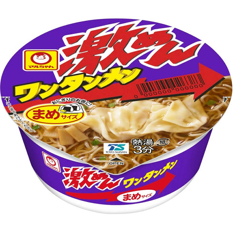 Maru-chan Mame Gekimen Wonton Menu, 1.3 oz (37 g) x 12 Packs
