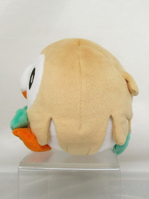 Sanei Boeki PP54 Pokémon All Star Collection Plush Toy, Rowlet, Size S, W 4.5 x D 4.7 x H 4.5 Inches (11.5 x 12 x 11.5 cm)