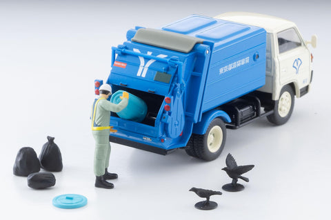 TOMYTEC Tomica Limited Vintage Neo LV-N343a Mitsubishi Fuso Canter Cleaning Vehicle (White/Blue) Finished Product 333746