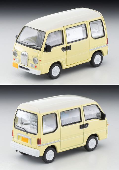 トミーテック (TOMYTEC) ジオコレ64 1/64#カースナップ15a クレープ屋 (スバル サンバー ディアス クラシック 移動販売車 付属) ABS・PVC製 人形・小物 (塗装済、一部組立済) ＋ ダイキャスト製 完成 ミニカー セット