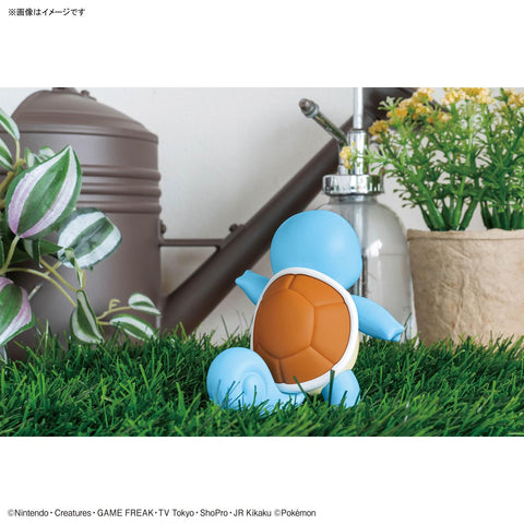 Pokemon Pokemon Plamo Collection 快裝!!17 Zenigame 已分色塑膠模型