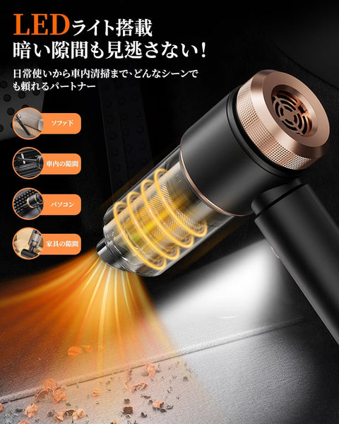 【2025 New Arrival・Multi-Function 4-in-1 Model】Handy Cleaner Cusly Car Vacuum Cleaner, Handheld Vacuum Cleaner 25000PA Type-C Rechargeable Cordless Powerful Handheld, Wet and Dry, Strong Suction