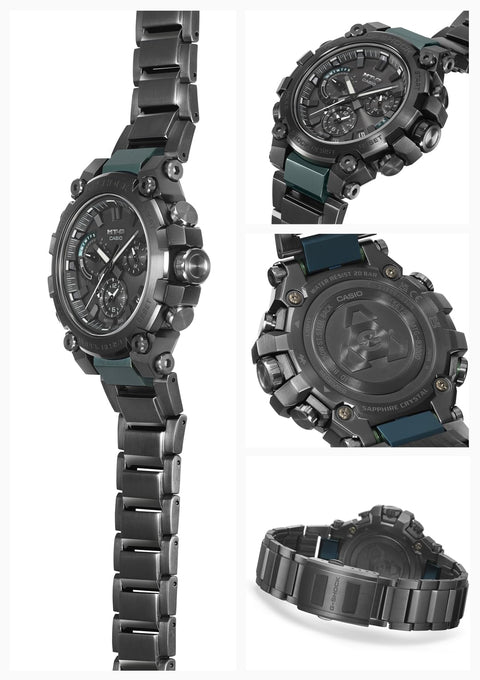 Casio G-Shock MTG-B3000 Series Wristwatch, Genuine Japanese Product, green, Layer Composite Band