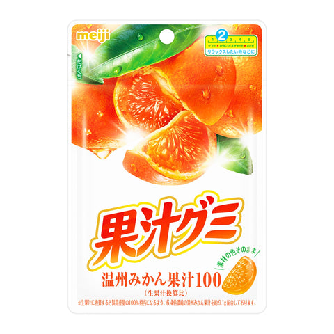 明治 果汁軟糖溫州蜜柑 54克×10袋