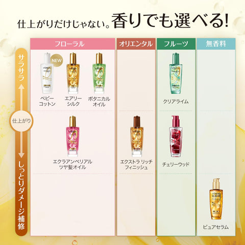 L'Oreal Paris(ロレアルパリ) ヘアオイル エルセーヴ エクストラオーディナリーオイル チェリー ウッド スタイリング 洗い流さないトリートメント さらさら ギフト