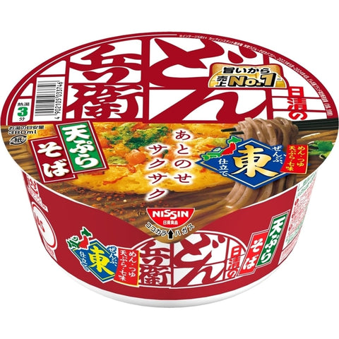 どん兵衛 天妇罗荞麦面 (东) 日清食品 杯面 100克×12个