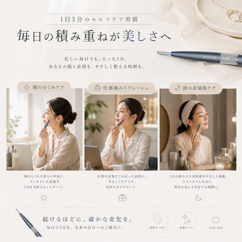 ZIREE 臉部 穴位按摩棒 指針 彈簧式 美容儀 放鬆筋膜放鬆 臉部線條 熊 眼部護理 表情肌肉 提升 靜音設計 臉部 耳穴按壓棒 男女通用 附收納袋