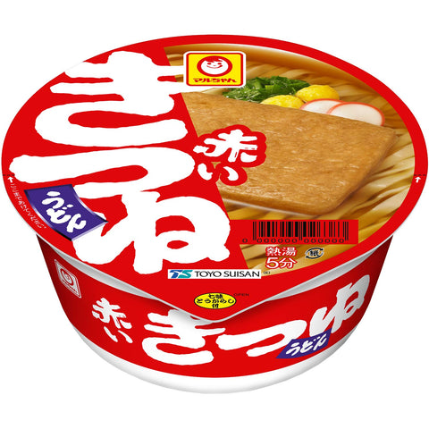 Maru-chan Japanese Style Noodles Colorful Set of 6 (12 Pieces / 6 Types) Cup Noodles Assorted, Food Comparison Set (Udon, Soba, Curry Udon, Power Udon, Duck Dashi Soba, Kitsune Soba), Oriental Suisan Red Fox Series
