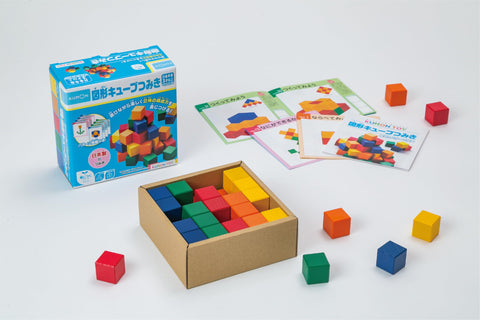 Kumon Publishing Shape Cube Tsumiki Educational Toy, For Ages 3 and Up