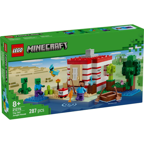 Lego 21275 Minecraft TNT Jungle House, Toy, Birthday Gift, Block, Girls, Boys, Children, 8, 9, 10, Elementary School Students, Micra, Minecraft Goods, Games, Competition, Robot
