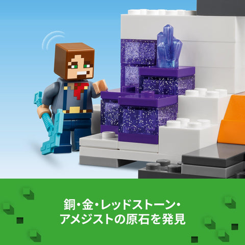 レゴ(LEGO) マインクラフト 荒野の廃坑 おもちゃ 玩具 誕生日 プレゼント ブロック 男の子 女の子 子供 8歳 9歳 10歳 小学生 マイクラ Minecraft グッズ ゲーム 21263