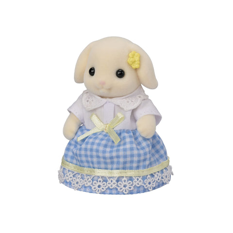 EPOCH Sylvanian Families FS-50 Flora Rabbit Family Dolls, Safety Toy Mark Certified, Toy for Ages 3 Years and Up, Dollhouse