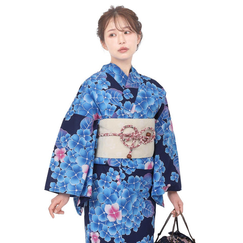 Fuuka 浴衣 女士 套装 2件套 成人 均码