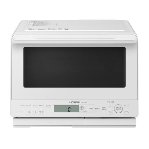 日立 過熱水蒸 烤箱微波爐 健康廚師 31L MRO-S8C W 白色 重量感測器 250℃1段式寬烤箱
