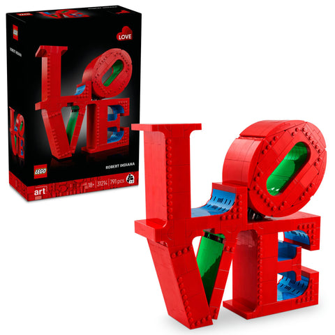 LEGO 乐高 乐高艺术 LOVE 玩具 生日 礼物 积木 男性 女性 室内装饰 时尚 母亲 31214