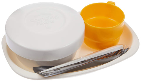 CAPTAIN STAG 户外用品 一人用 餐具套装 休闲伴侣套装 附包 M-7839
